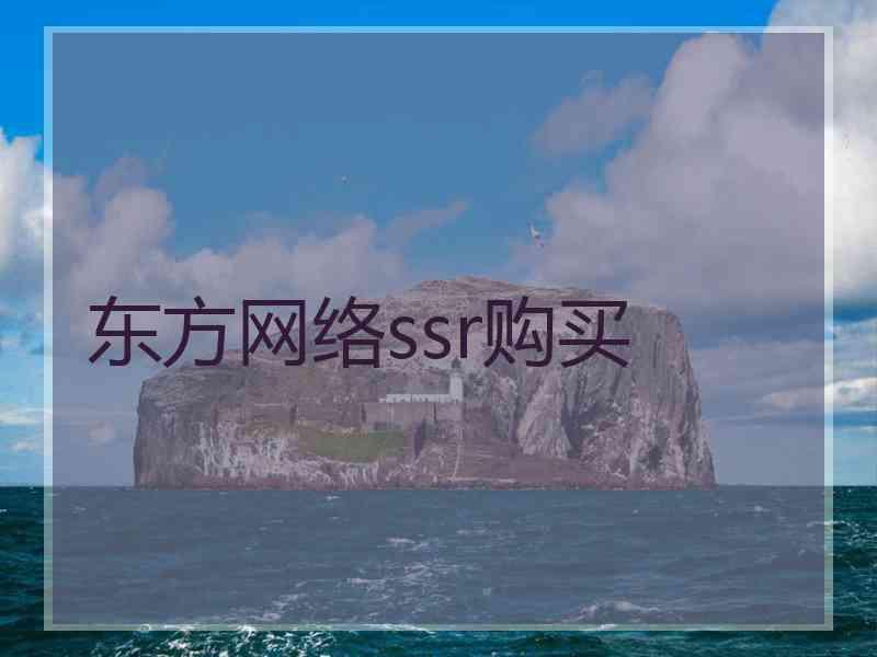 东方网络ssr购买