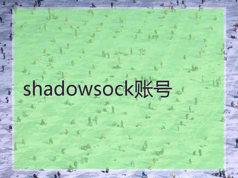 shadowsock账号