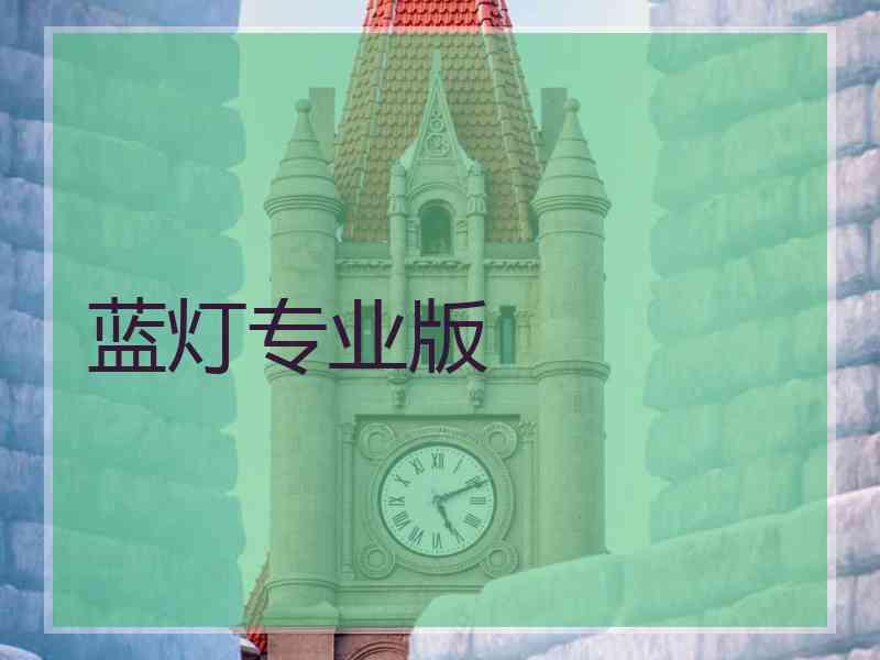 蓝灯专业版